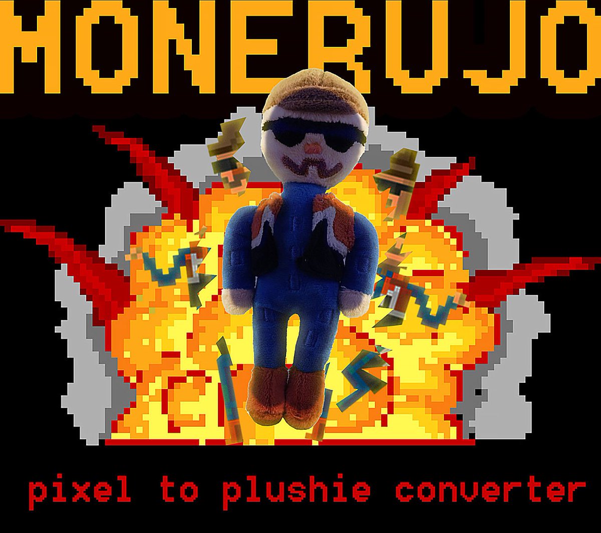 Available now on <a href="/CypherMarket/">Cypher Market</a>: the very first Monerujo plushie ever! Thanks to our newest pixel-to-fluffy converter, you can blow your mind by holding on your very hand Monerujo's #gunther in RealLife™. Because... why not? cyphermarket.com/product/gunthe…