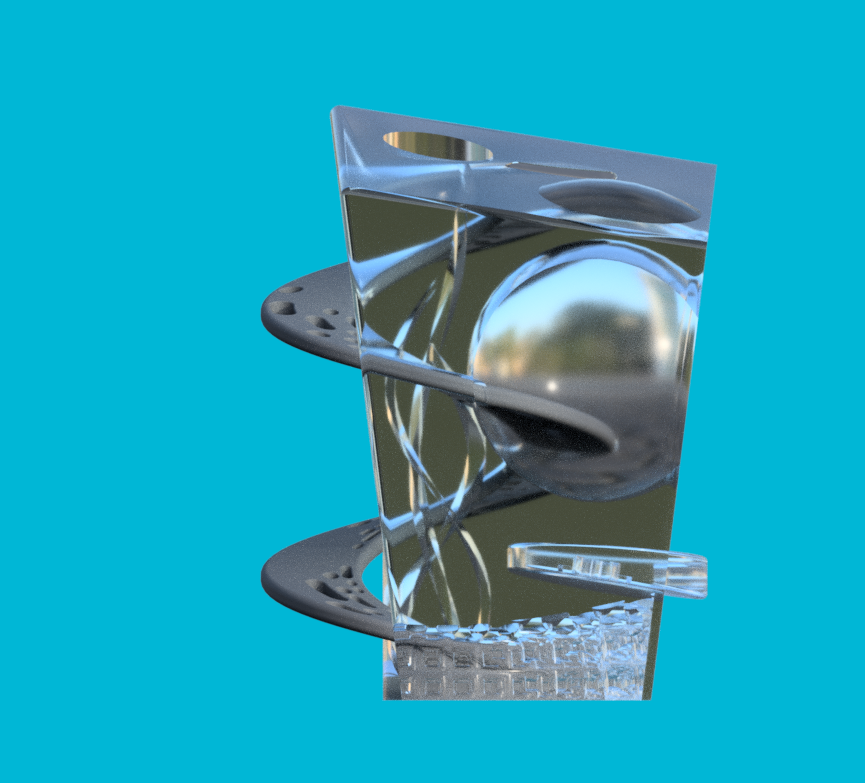 WPalmowski's tweet photo. For the trophy design I created a trophy/art object, using a couple simple forms: sphere, helix and cuboid, to create two separate 3D forms using MJF and SLA, that intertwine to create a complex whole.
#3DPIAwards, @MyMiniFactory, @3DPrintIndustry, @Protolabs https://t.co/3DoUw4iKnH
