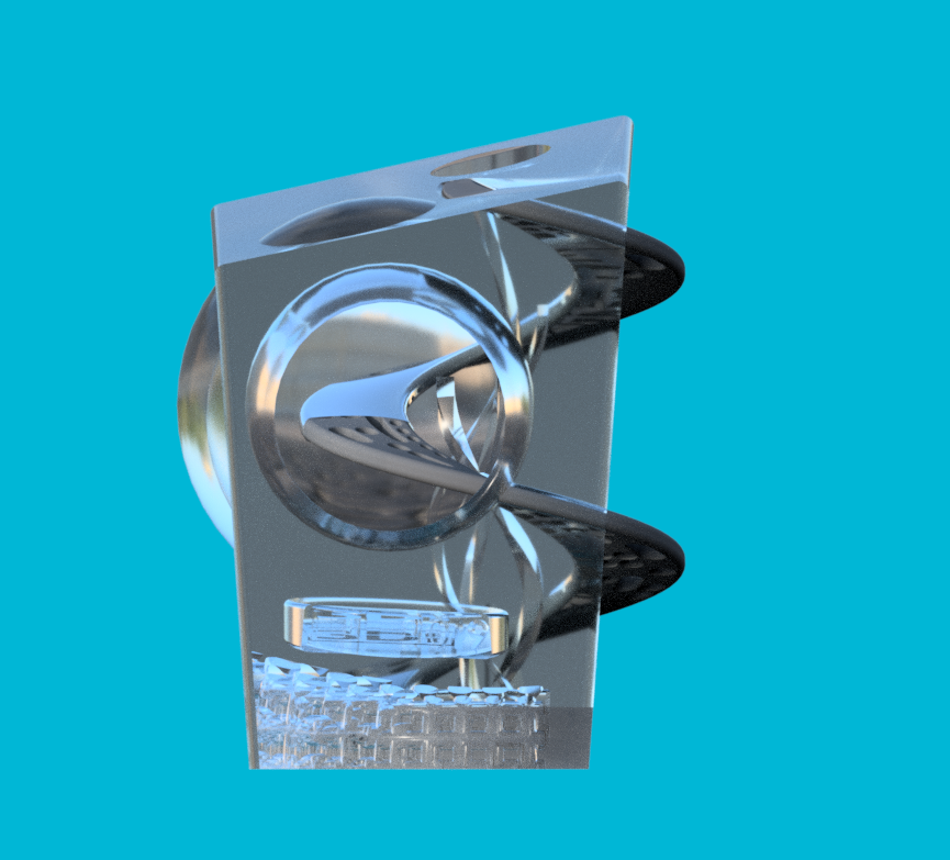 WPalmowski's tweet photo. For the trophy design I created a trophy/art object, using a couple simple forms: sphere, helix and cuboid, to create two separate 3D forms using MJF and SLA, that intertwine to create a complex whole.
#3DPIAwards, @MyMiniFactory, @3DPrintIndustry, @Protolabs https://t.co/3DoUw4iKnH