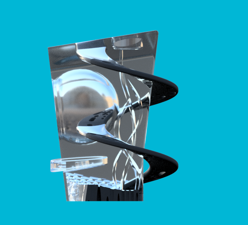 WPalmowski's tweet photo. For the trophy design I created a trophy/art object, using a couple simple forms: sphere, helix and cuboid, to create two separate 3D forms using MJF and SLA, that intertwine to create a complex whole.
#3DPIAwards, @MyMiniFactory, @3DPrintIndustry, @Protolabs https://t.co/3DoUw4iKnH