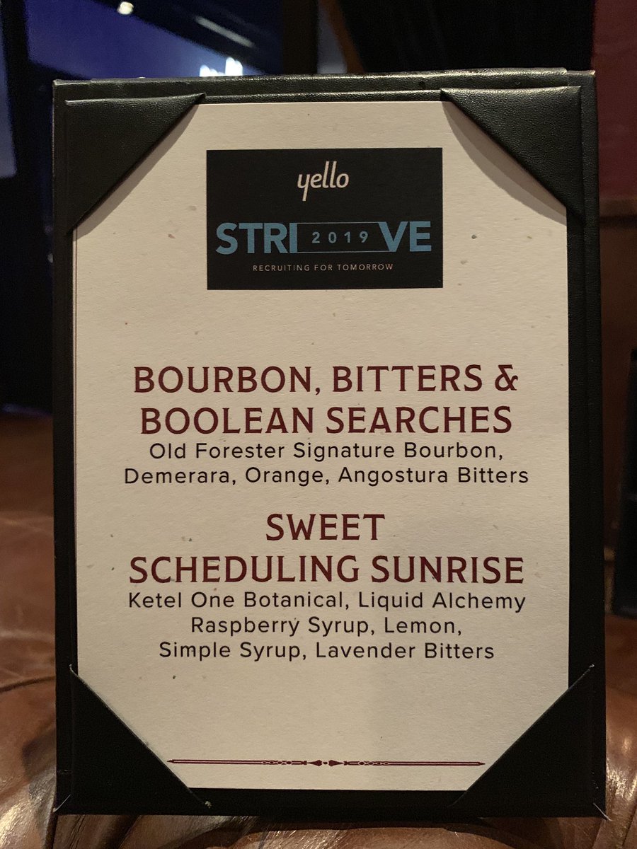 Looking forward to the <a href="/Yello/">Yello</a> client appreciation event at <a href="/UntitledChicago/">Untitled Supper Club</a>. Kicking off in 15 mins!  #STRIVE19