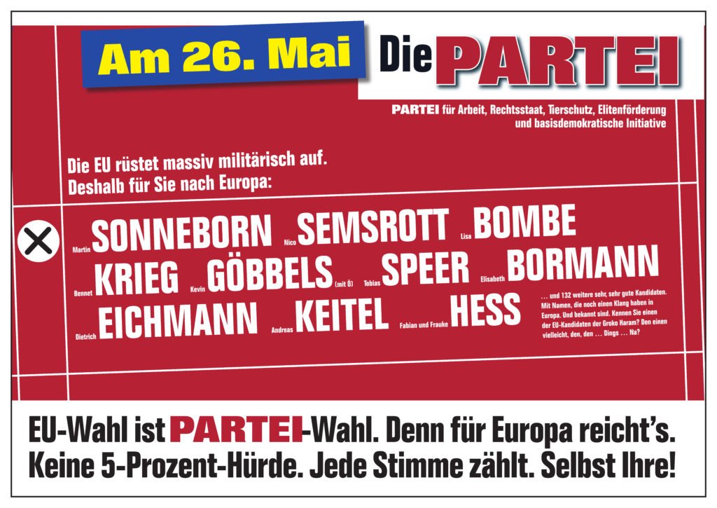 Die PARTEI tweet media