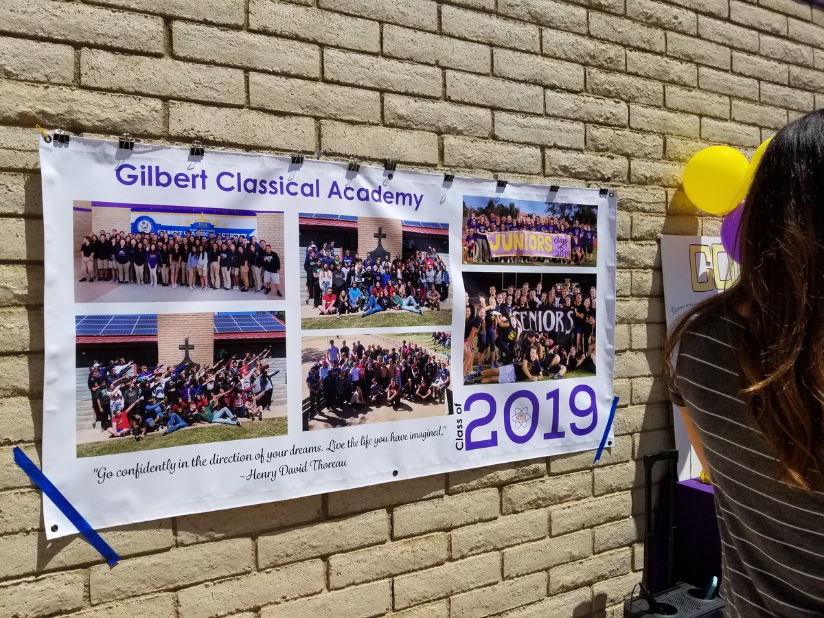 GCACOLLEGEBOUND's tweet photo. GCA College Signing day! Gilbert AZ
#GCACollegeSigningDay
#BetterMakeRoom 
#CollegeSigningDay 
#classof2019 https://t.co/Fgw3GZrckE