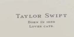 kaetzchn's tweet photo. These little details are just soo cute! Can't handle this! ๐ปย @taylornation13 #MElyricvideo #me #jesuiscalME https://t.co/Ex6mbbqBPJ