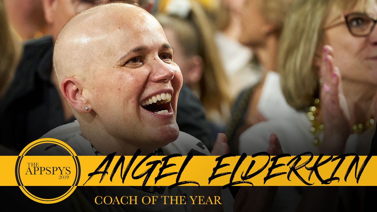 appstatesports's tweet image. Your #APPSPYS2019 Coach of the Year is @AppStCoachAngel of @AppStateWBB! Well deserved honor for coach Elderkin!
