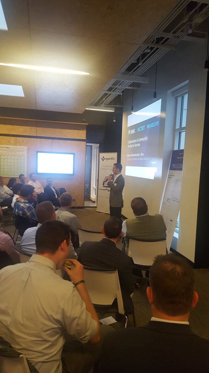 JoslingMark's tweet image. Excited to kickoff our Boston #openfintech Buy Side event @DistrictHall