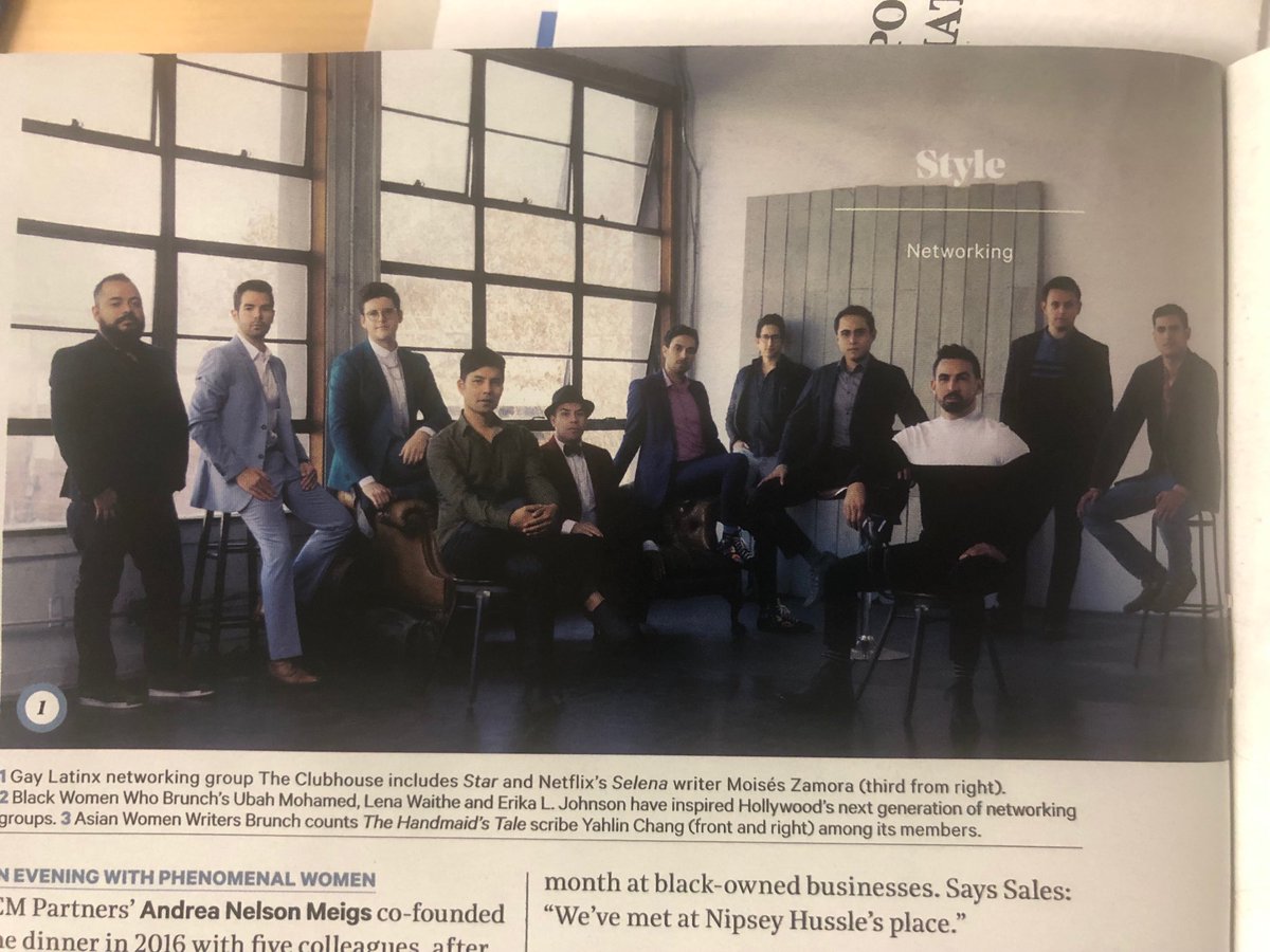 LooLoolicious's tweet image. Gay Latinx #TheClubhouseWriters featured in ⁦@THR⁩ with ⁦@Oprah⁩ on the cover. #manifestation to reality. #WGAStaffingBoost #latinogay #LatinosinHollywood