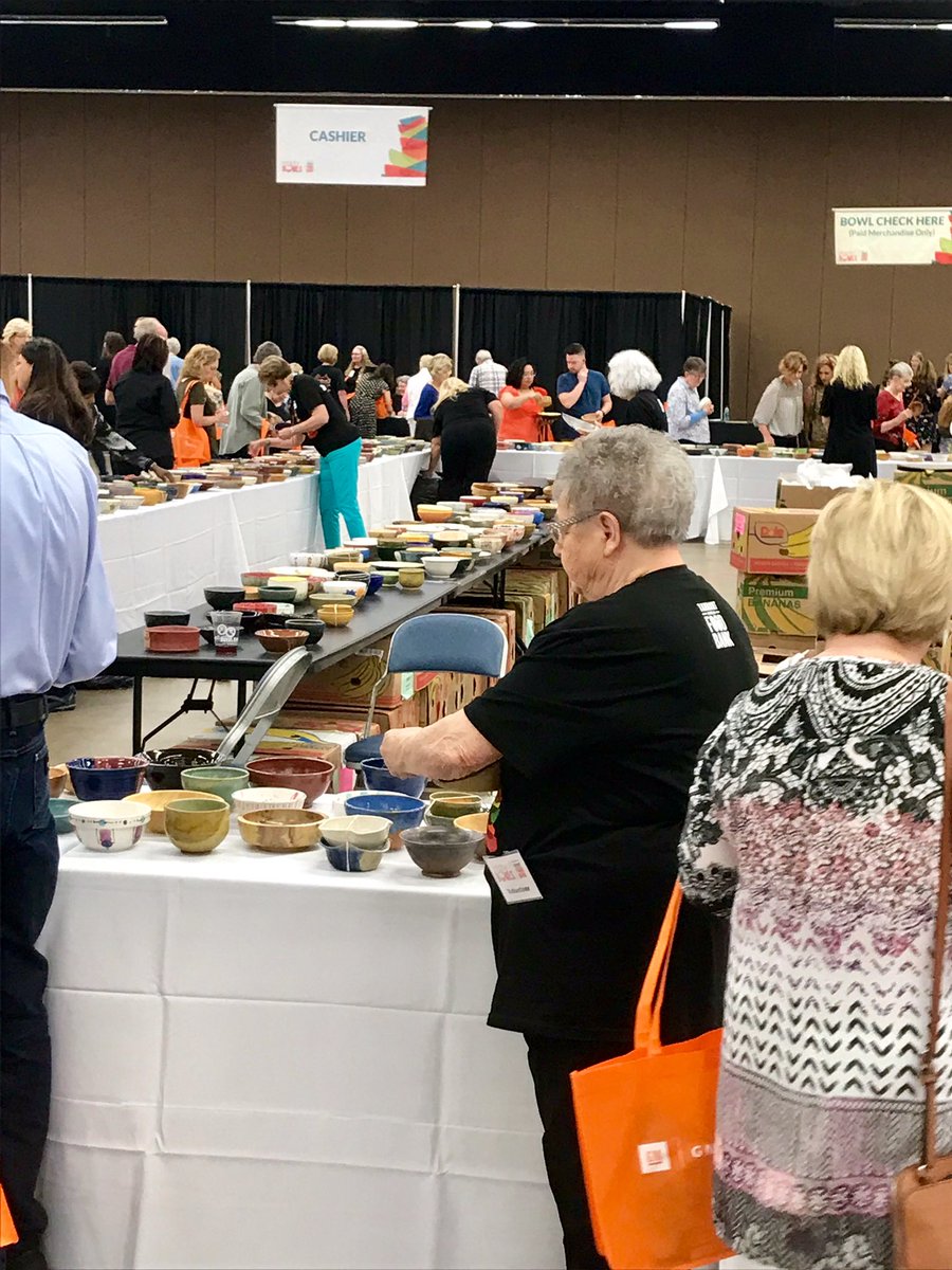 tara_brantley's tweet photo. Get in my belly! Another great #EmptyBowlsFW. Favs include pozole from #Bonnells and guisado from #Freds https://t.co/VNqLeUw1yY