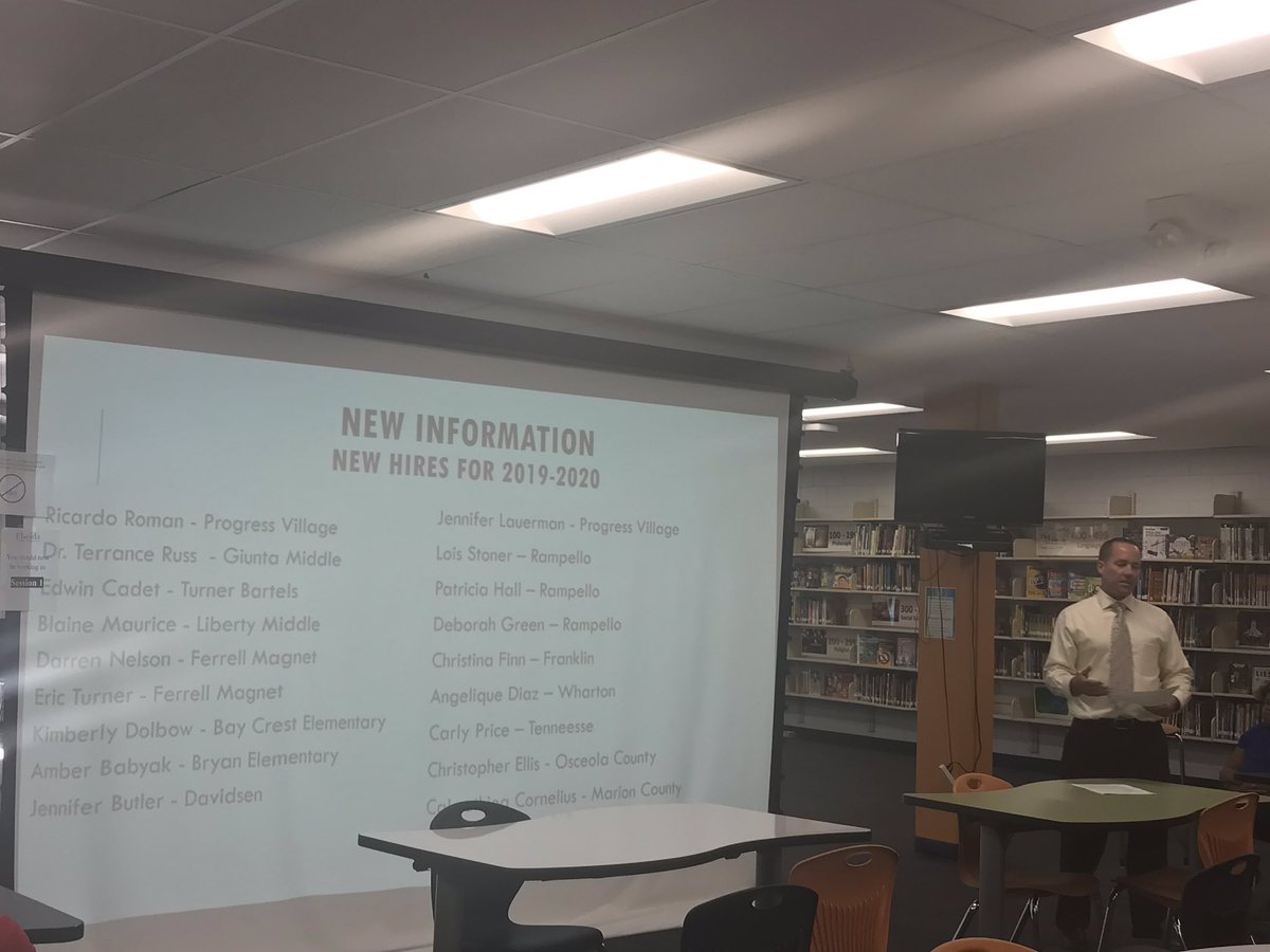 YAlegeInjustice's tweet photo. @Grecoms principal Drew Olson to families at info night....“We have hired an amazing group of talented teachers to our already amazing talent pool.” #NewVision #StrongFollowing https://t.co/0C9AYFO7cx