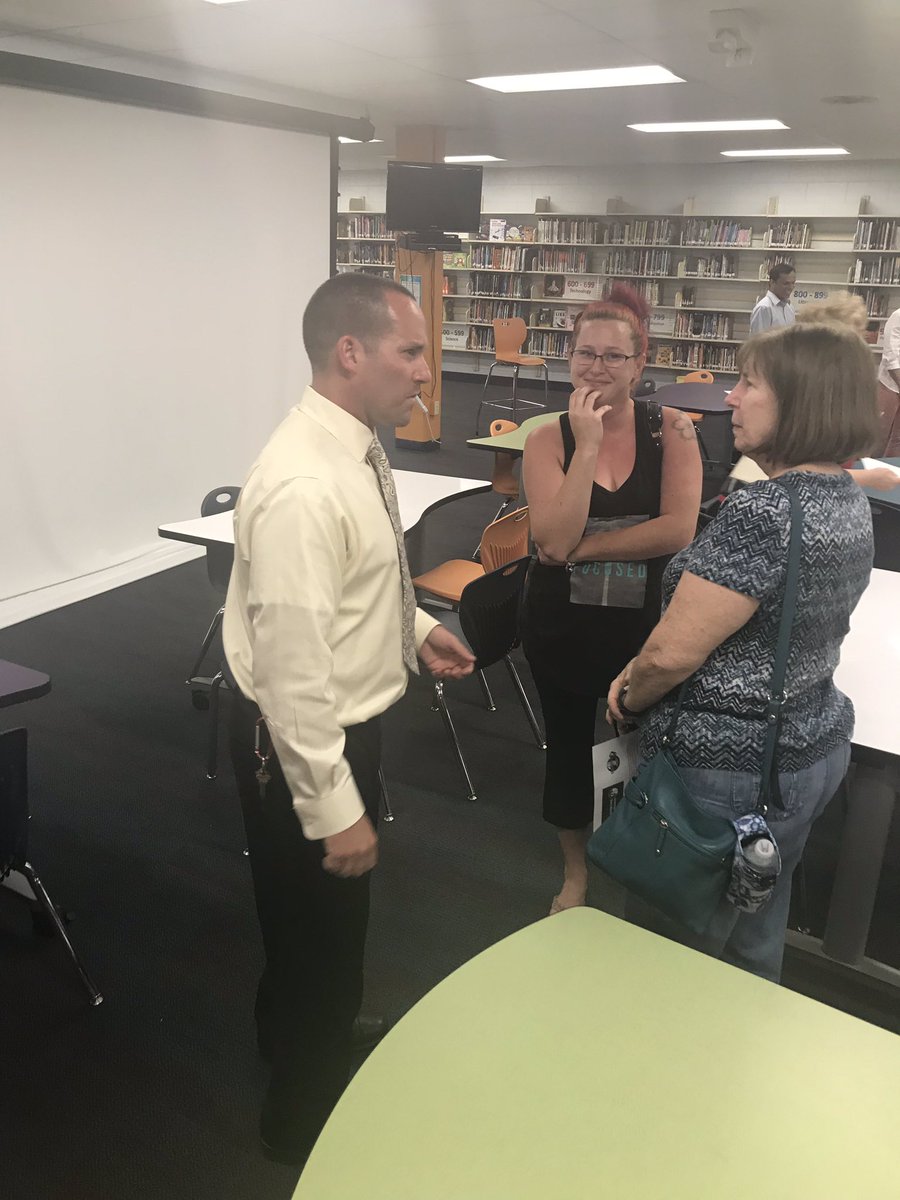 <a href="/Grecoms/">Greco Middle School</a> principal Drew Olson to families at info night....“We have hired an amazing group of talented teachers to our already amazing talent pool.” #NewVision #StrongFollowing