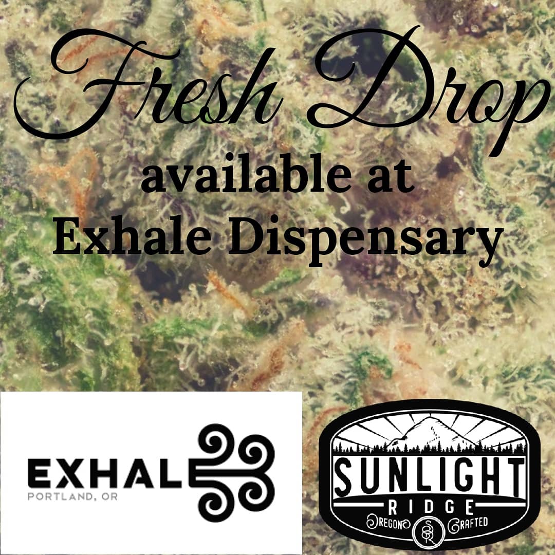 sunlight_ridge's tweet photo. Sunlight Ridge product is now available at Exhale PDX Dispensary in SW Portland!
Check out what products we just delivered!

*not shown Meringue Pie

#sunlightridge #oregongrowers #maryjane #portlandweed #madeinoregon #oregonbud #cannabis  #weedstagram #pdxweed #oregoncannabis https://t.co/dWx5uajBKq