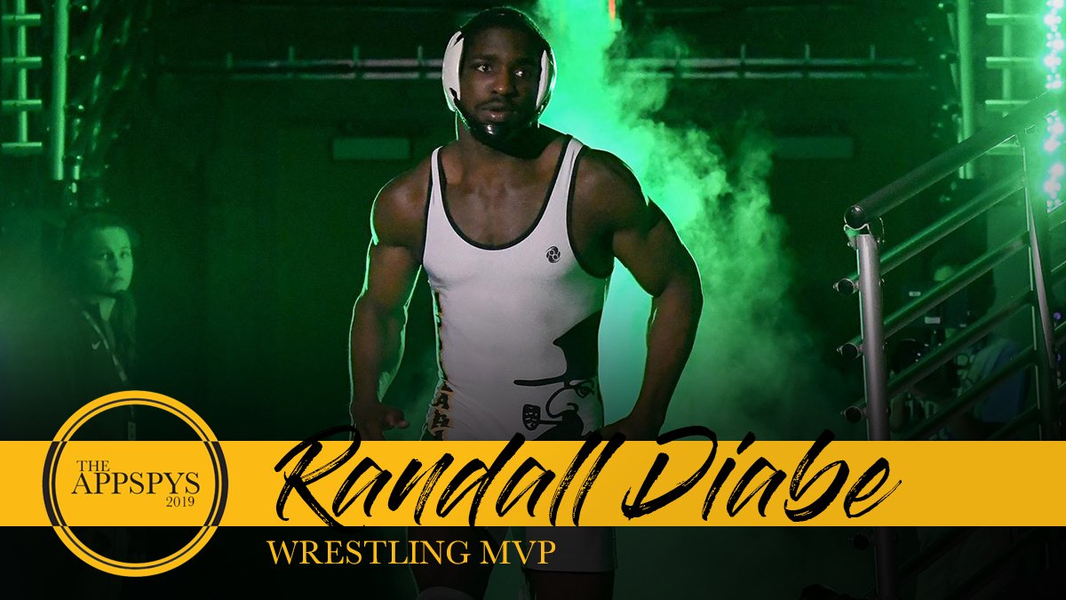 AppWrestling's tweet image. Congrats to Randall Diabe, who was named the team MVP tonight at the #APPSPYS2019 banquet.