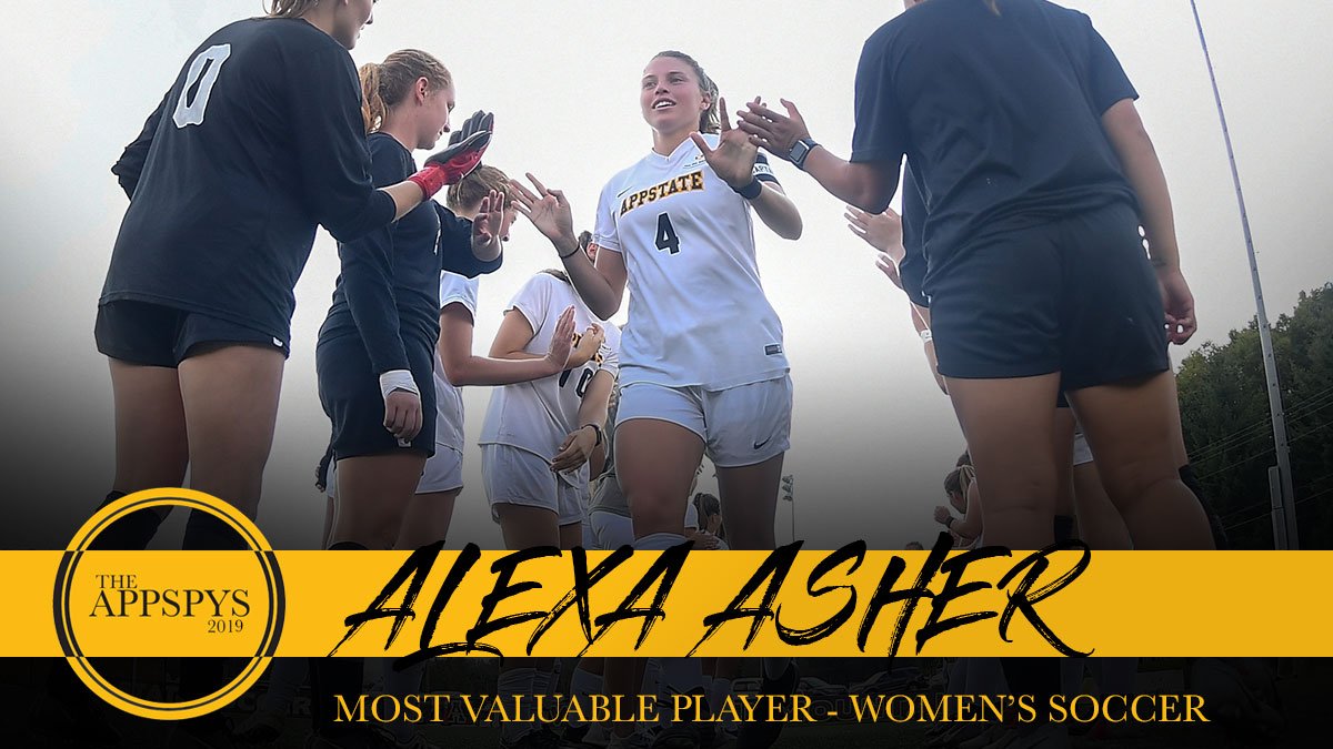 appstatewsoccer's tweet image. We want to congratulate Alexa Asher on being named our team MVP this evening at the #APPSPYS2019!