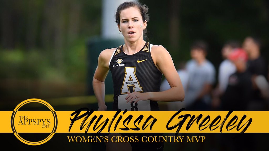 AppTF_XC's tweet image. Phylissa Greeley is our 2018 Women’s Cross Country MVP! #APPSPYS2019