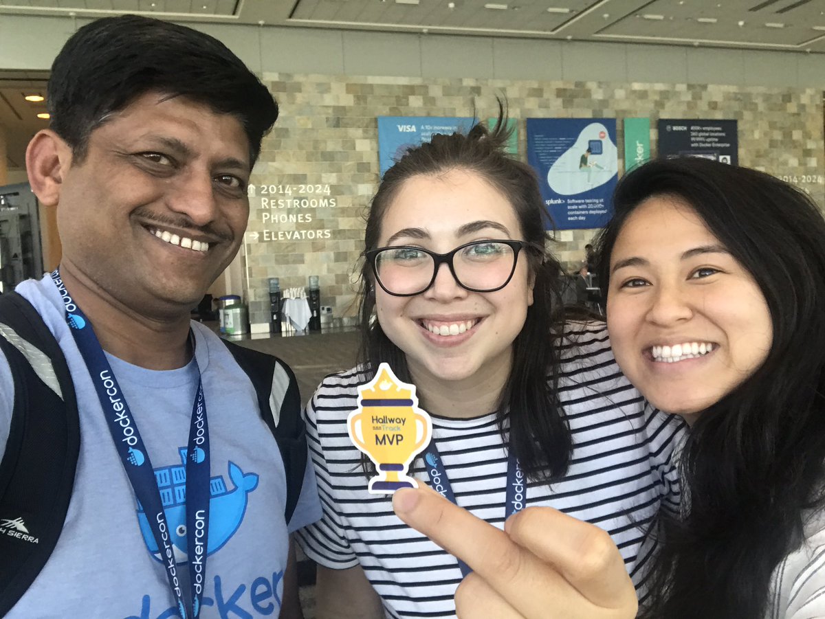 rupakg's tweet image. I am a #HallwayTrack MVP!!!#DockerCon2019 #DockerCon