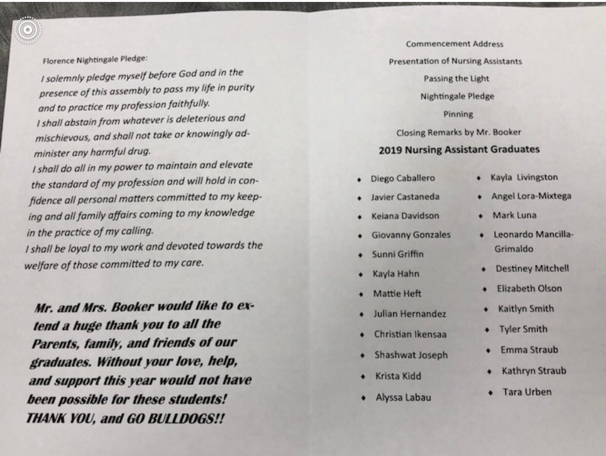 Congratulations to Tavares High School’s Nursing Assistant Graduates 🎓 
<a href="/frances_celis/">Frances Celis</a> <a href="/MartaCRamirez1/">Marta C Ramirez</a> <a href="/DanielsKathlene/">Kathlene Daniels</a> <a href="/ReichJohnsl/">Lynnie</a> <a href="/kimworkbrown/">Kim</a> <a href="/RatterAngela/">Angela Ratter</a> <a href="/MaryMinich/">Mary Minich</a> <a href="/Santos_Daniel17/">Daniel Santos Ed.S</a> <a href="/LynneaWeissman/">Lynnea Weissman</a> <a href="/LeslieNoble2021/">Leslie Noble</a> <a href="/hippers56/">robin hipps</a>  #LakeCCR