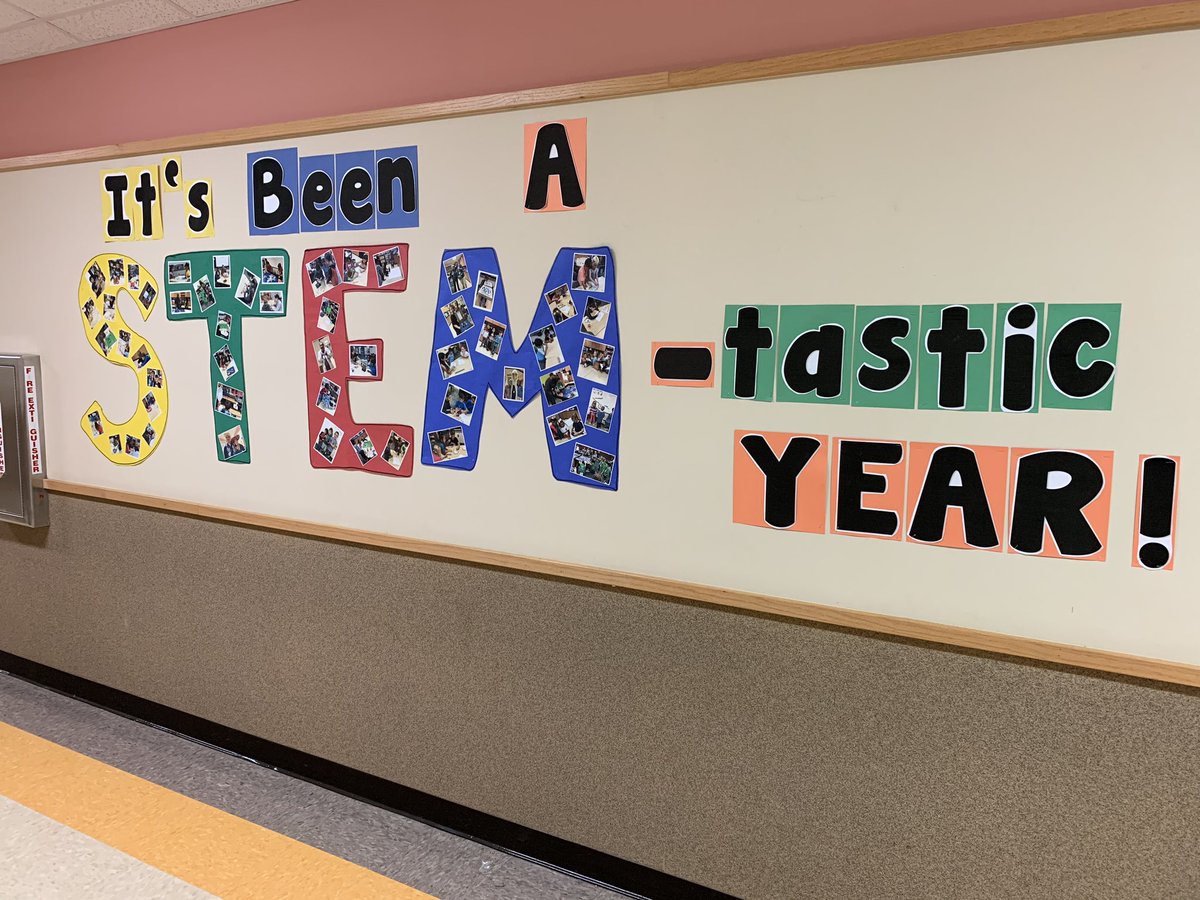 MillerSciSpdway's tweet photo. Can't believe it's already May! Super excited about my final wall decoration of the year! #STEMLovers #ChallengeLab #TallyBEST #KISDBEST https://t.co/xZG4z1rGEQ