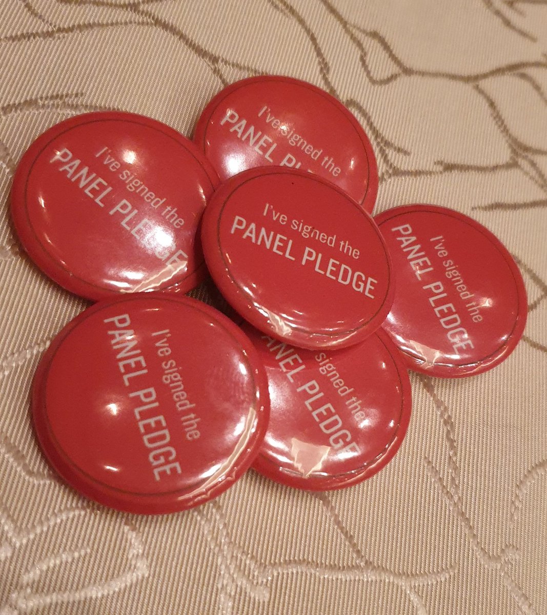 We've all been asked to sign the #PanelPledge. Diversity in panels is important.  It's also the only way to get a very cool badge #WomenInSTEMM #ASM19KL