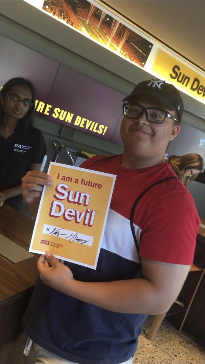 babygootz's tweet photo. it has been a dream of mine since 8th grade to attend asu and now i am truly blessed to announce that i will be attending in the fall❤️💛 all glory to God🙏🏼 #ForksUp https://t.co/W2wkelqzDT