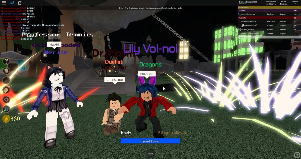 Akauri At Akauri Twitter - roblox vale school of magic spell locations