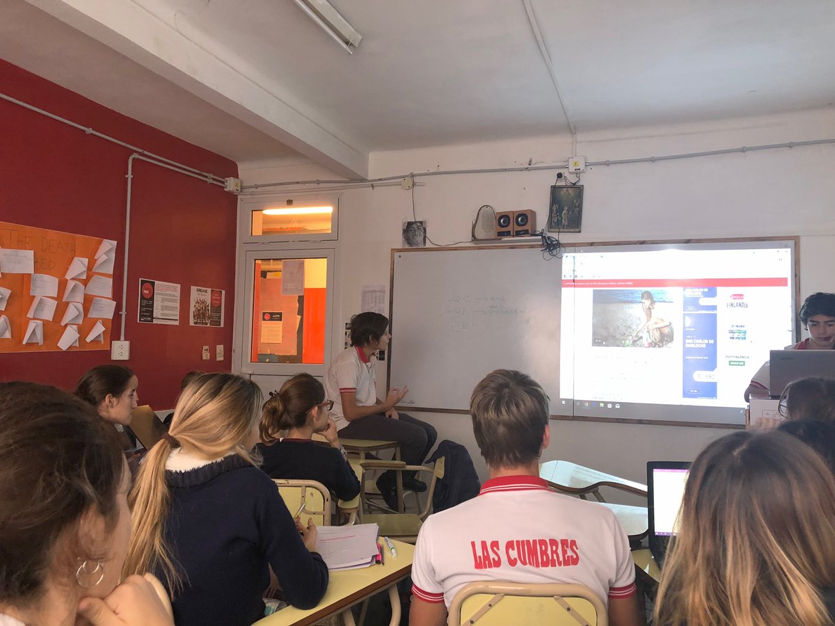 Students inspired by Martina de Marcos, guardiana de ríos y océanos youtu.be/EiAQYm4kaX0 vía <a href="/YouTube/">YouTube</a>, trying to find solutions for the #nomoreplastic project, week 2. Check out her story! <a href="/zelfstudie/">koentimmers</a> <a href="/demarcosmartina/">Martina De Marcos</a> <a href="/lascumbresedu/">Las Cumbres</a>