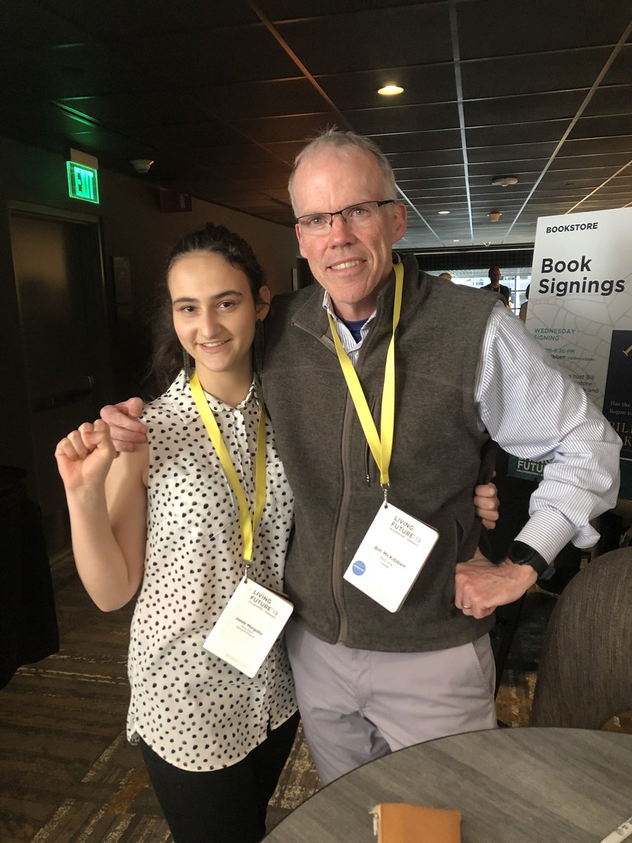 Jamie_Margolin's tweet image. Plotting big things with @billmckibben backstage at the @Living_Future #LF19 summit! 

He and the @350 crew are on board with @ThisIsZeroHour and the youth climate movement 🔥👀.... tune into #ThisIsZeroHour on Saturday for a big announcement! 

#GetToTheRoots #YouthToPower