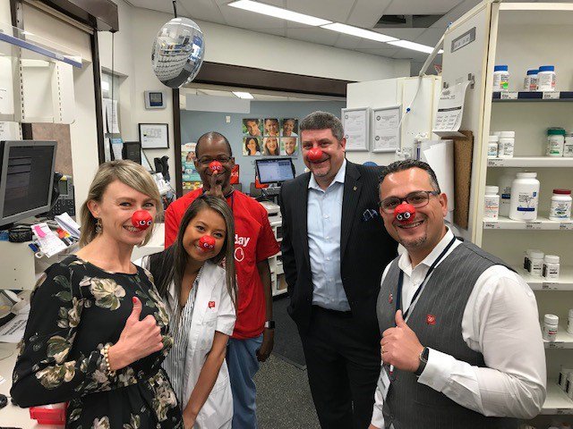 A15_Walgreens's tweet photo. Win Together Wednesday meets Red Nose 🔴 in Area 15 and Area 5 #RedNoseDay #walgreens #area15 https://t.co/yDhaFPYyPe
