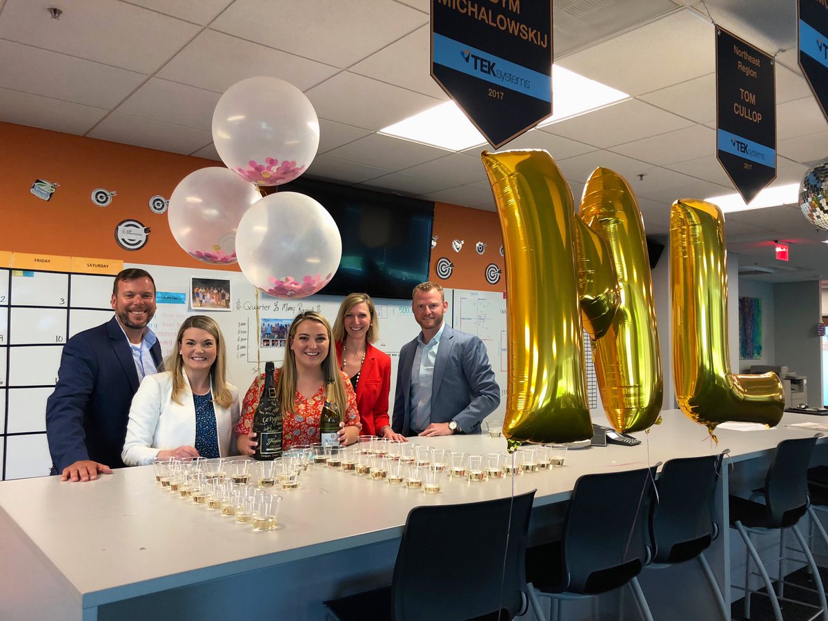 Congratulations and Happy Birthday to our new GSV Market Lead! So lucky to have you on our team! #promotefromwithin <a href="/TEKcareers/">TEKsystems Careers</a>