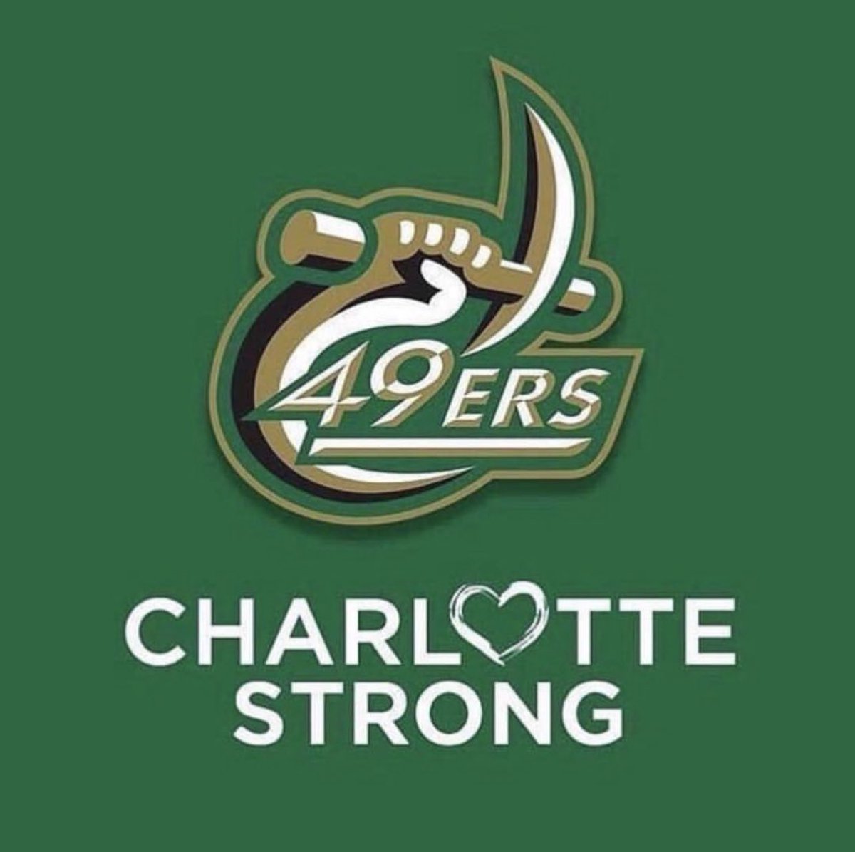 heydenzell's tweet photo. #ninerpride #PrayForUNCC https://t.co/ZvDcJE07D5