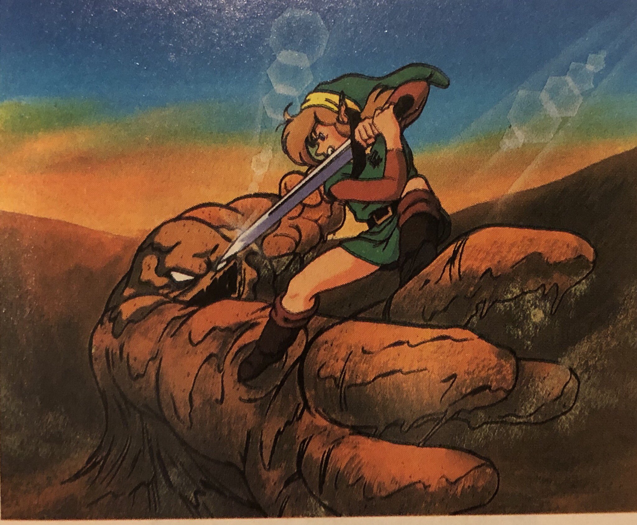 Zelda Gif World on X: 1989 The Legend of Zelda Link wind-up toy.   / X