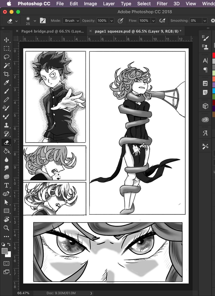 Now drawing: 

[manga/comic] Mob vs Tatsumaki 