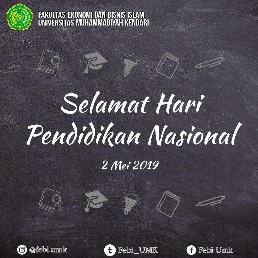 Selamat Hari Pendidikan Nasional

2 Mei 2019

#febiumk #umkendari #HARIPENDIDIKANNASIONAL