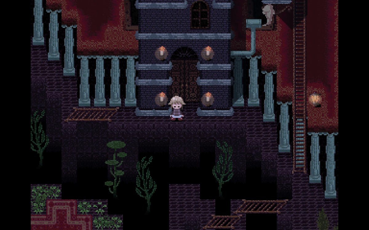 Beautiful, sweet, gorgeous, uncanny and terrifying pictures taken of the RPG maker fan game "Yume 2kki": a thread