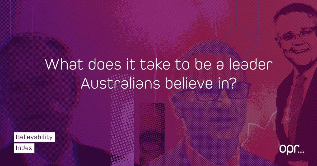 How do Australians rate our business and political leaders? Check out the result of the inaugural #oprBelievabilityIndex opragency.com.au/believability-…   cc: <a href="/weareopragency/">opr</a>