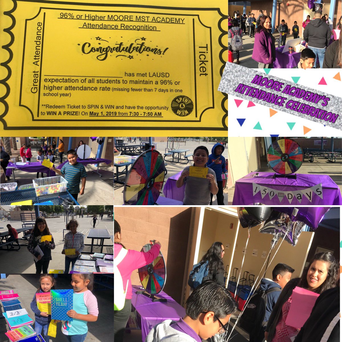 BethuneMSPride's tweet photo. Over 450 @MooreSTEAM students celebrated 96% or higher ATTENDANCE today! @LDSuperSouth @ldsouthai @richardvladovic @rbenton_robin https://t.co/3S6FuotdCL