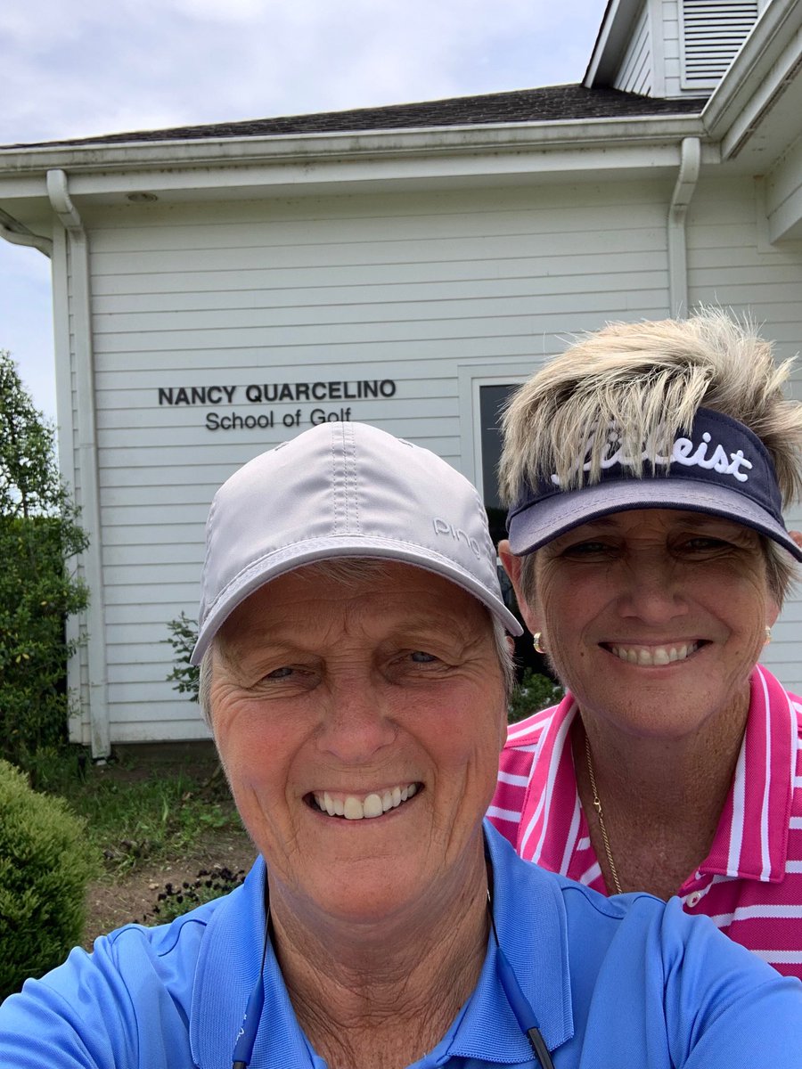 Great day with Nancy Q ⁦<a href="/qschool/">NancyQuarcelinoGolf</a>⁩