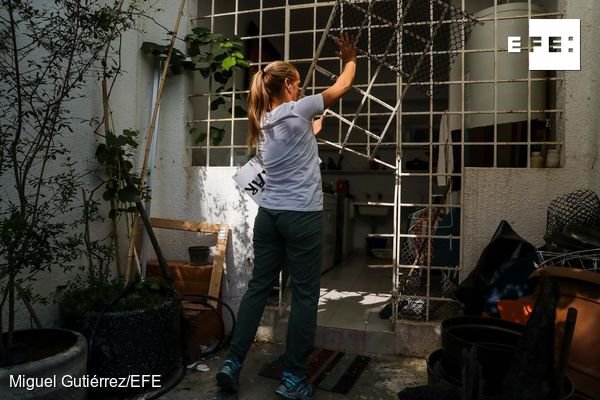 EFEnoticias's tweet photo. @leopoldolopez @liliantintori 📷 Imágenes inéditas de EFE del domicilio del dirigente opositor de #Venezuela Leopoldo López. "Fue el Sebin, el Sebin de los malos porque hay sebines patriotas que quieren la libertad de Venezuela", dijo Lilian Tintori https://t.co/6KISkG8oGC