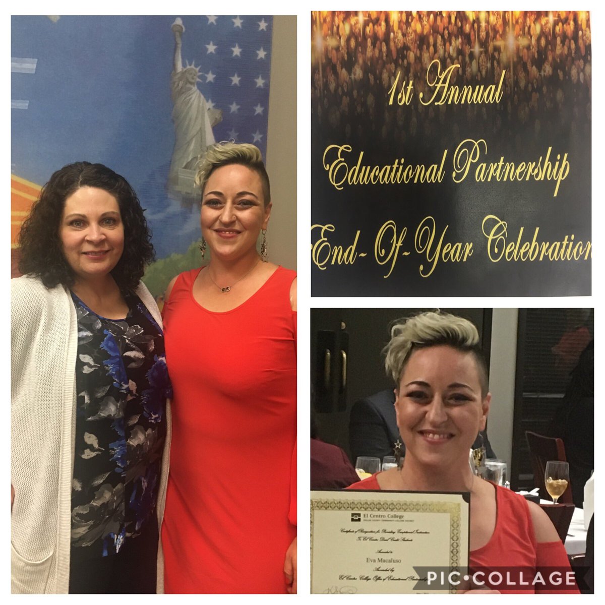 NGHS_Raiders's tweet photo. Another day, and another @NGHS_Raiders CTE teacher wins an award! Eva Macaluso, HST teacher extraordinaire, is honored as an Outstanding Instructor with the El Centro College Partnership program with Dual Credit courses. Congratulations! #NGRaiderNation https://t.co/vF058VqTs5