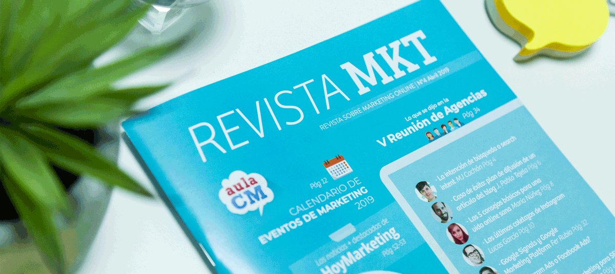 aulaCM's tweet photo. Te presentamos la 4ª edición la #REVISTAMKT de @aulaCM 
‣ 56 páginas 
‣ 18 secciones
‣ 365 acciones de Marketing 
‣  8 Tips de SEO 
‣ 8 súper plugins de Wordpress
‣ Nueva sección con alumnos por el mundo del Marketing

Puedes descargarla en PDF > https://t.co/LWDUhNT8q1 https://t.co/OtbtIaFwt9