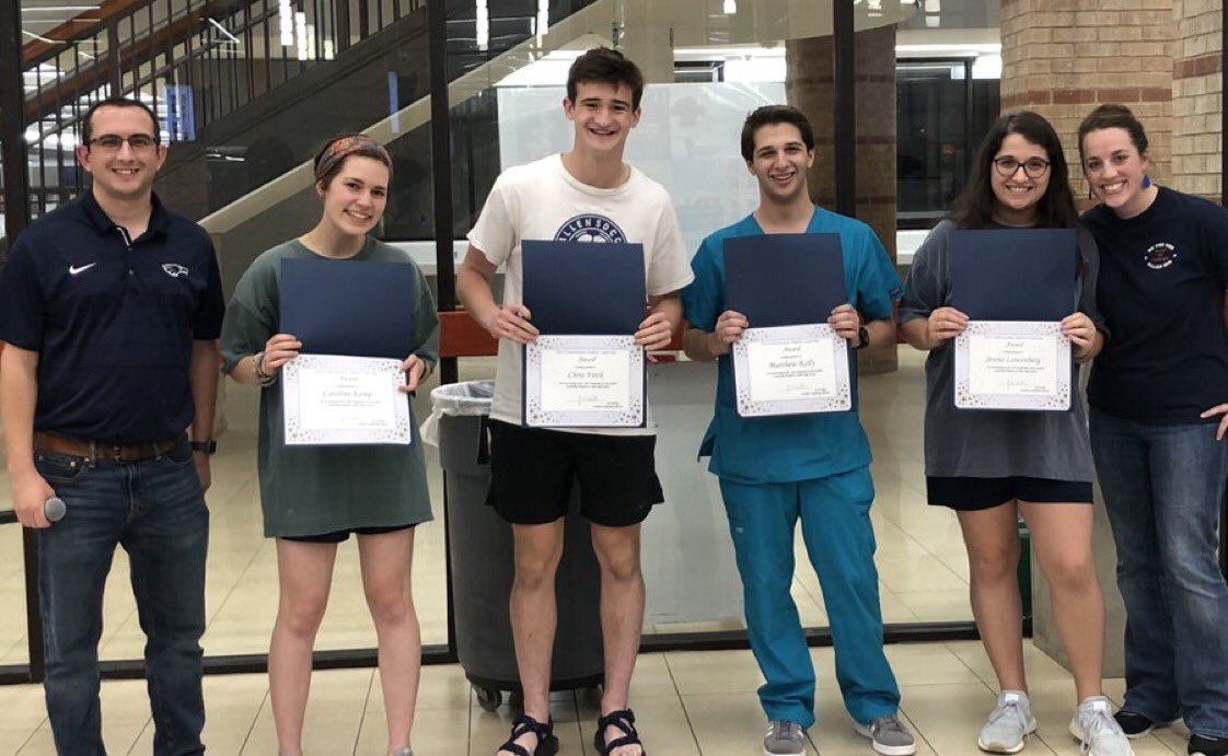 AHS_WINGS's tweet photo. 🎉Congratulations to our Student Leadership Underclassmen Award Recipients! 🎉  (WINGS - Jenna Lowenberg and Matthew Kelly;  PALs - Caroline Kemp and Chris Firch) https://t.co/Dmteq5pOEo
