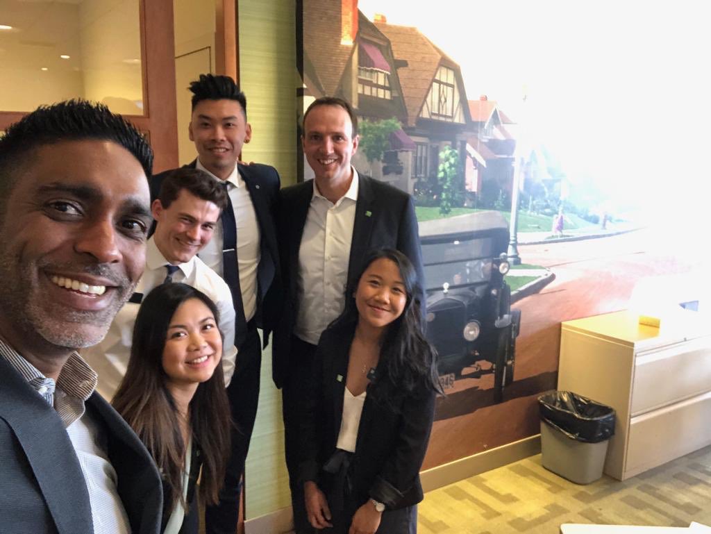Thank you for taking time out of your jam packed schedule to visit the Shaughnessy branch today <a href="/AndyCribb_TD/">Andy Cribb</a> and <a href="/AmynJessa_TD/">Amyn Jessa</a>!