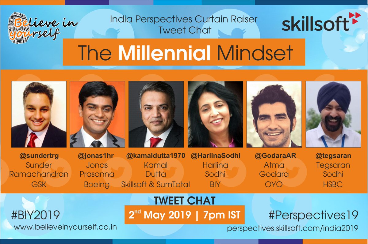 BelieveIn__You's tweet photo. A big shout out to all to carry their #Millennial Mindset today for #TwitterChat at 7pm IST. We are sure you will experience change in your mindset. 😎 #Perspectives19 #BIY2019 https://t.co/fx0rdBpyZg
