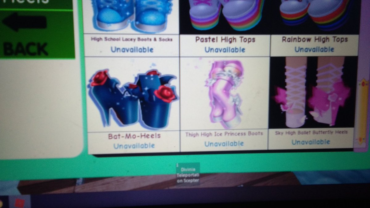 c0nquer1t's tweet photo. NEW HEELS ALMOST COMING??
#cyberno #royalehigh https://t.co/oQewdjDcWX
