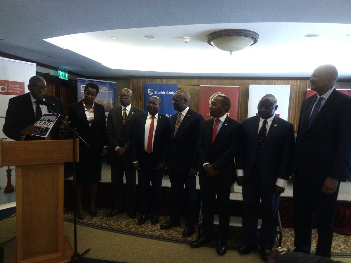 ceosummituganda's tweet photo. Flanked by LEAD board members, Mr Japheth Kato, Board Chairman of Stanbic Bank and UBL, officially launches LEAD! #LEADLaunch https://t.co/Yzf2dh6YWZ
