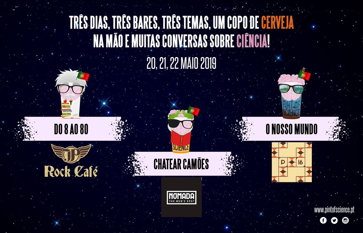 tamaller's tweet photo. "Chatear Camões"
Los días 20, 21 e 22 de Mayo se hablará sobre derecho, historia, política, lenguas y tecnologías en el Nómada Club de Bragança 
https://t.co/QiuGbDphfk https://t.co/03URUjDYWC