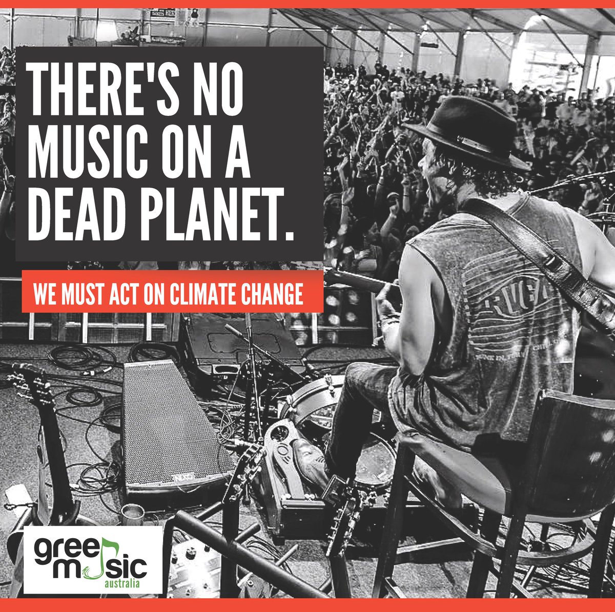 We’ve added our voice to a historic Music Scene Climate Change Declaration – calling on all political parties to go fossil free. Make sure you vote for candidates who plan to fix the climate crisis. There’s no music on a dead planet #Auspol #climatecrisis. greenmusic.org/climatechanged…