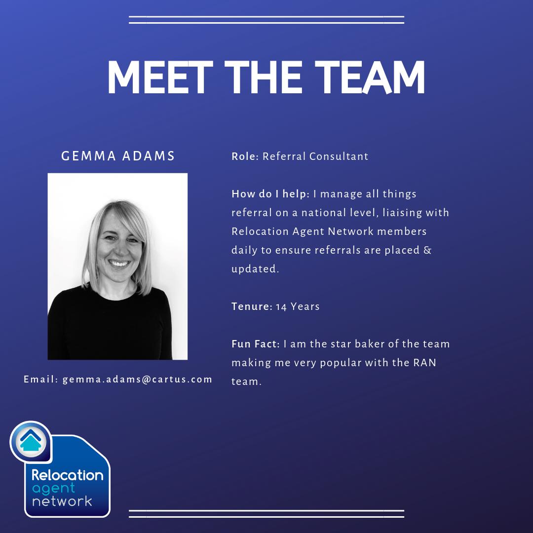 RelocationAgent's tweet image. Meet the Team behind @RelocationAgent Gemma can help you on all things referrals and has been with Relocation Agent Network for 14 years. If you have a referral query Gemma is who to talk to #MeetTheTeam #RelocationAgentNetwork #LocalExperts #SayHelloToGemma