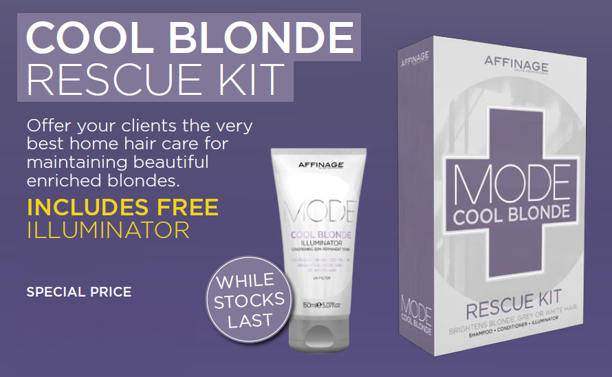 asphair's tweet photo. Everyone is lightening and brightening for spring and summer. Help your clients keep their hair bright and blonde with MODE #CoolBlonde Rescue Kit. Now on promotion throughout May - June.

*Participating distributors only. UK only.
#asphair #asp #aspmode  #blonde #aspcolour https://t.co/LLd5v2cFoe
