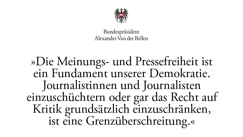 Zum Welttag d. #Pressefreiheit am 3. Mai: Die Meinungs- und Pressefreiheit ist ein Fundament unserer Demokratie, ein Fundament unseres Rechtsstaats. Jahrhundertelang wurde für diese Freiheit gekämpft. Wir als Demokratinnen und Demokraten wollen und müssen wissen,... (1/2)