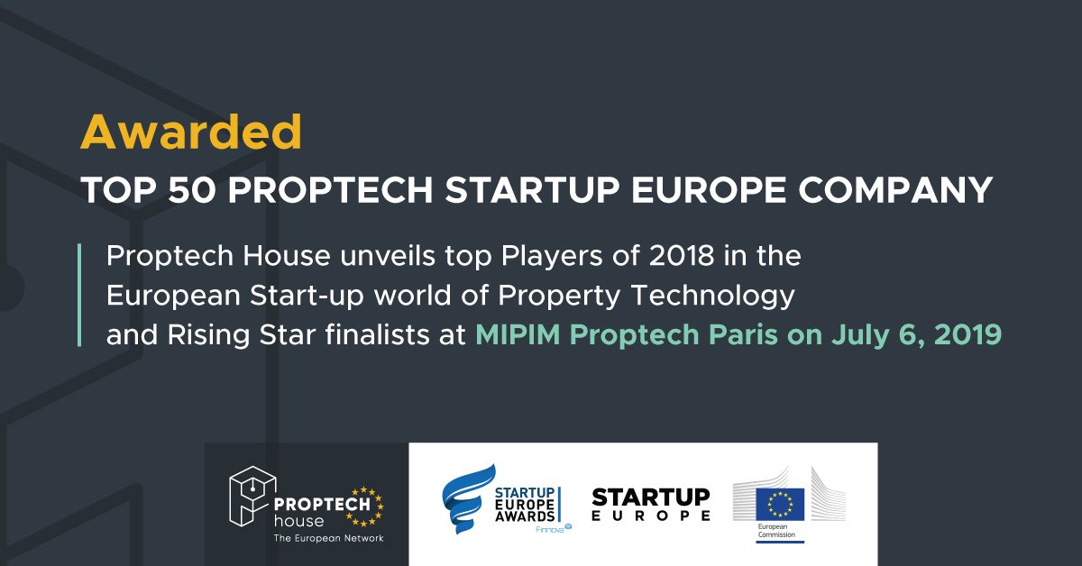 We are honored to have been awarded one of Europe's Top 50 startups in PropTech! We will be pitching store2be in Brussels on May 6th to potentially make it to the next round and take home a top prize 💪 #top50 #proptech #store2be